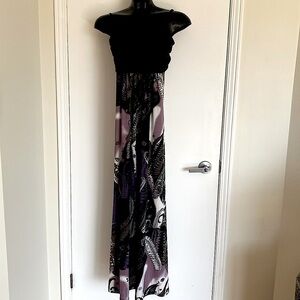 LONG SILKY DRESS sleeveless dress for Summer. Adjustable straps, Size Me…